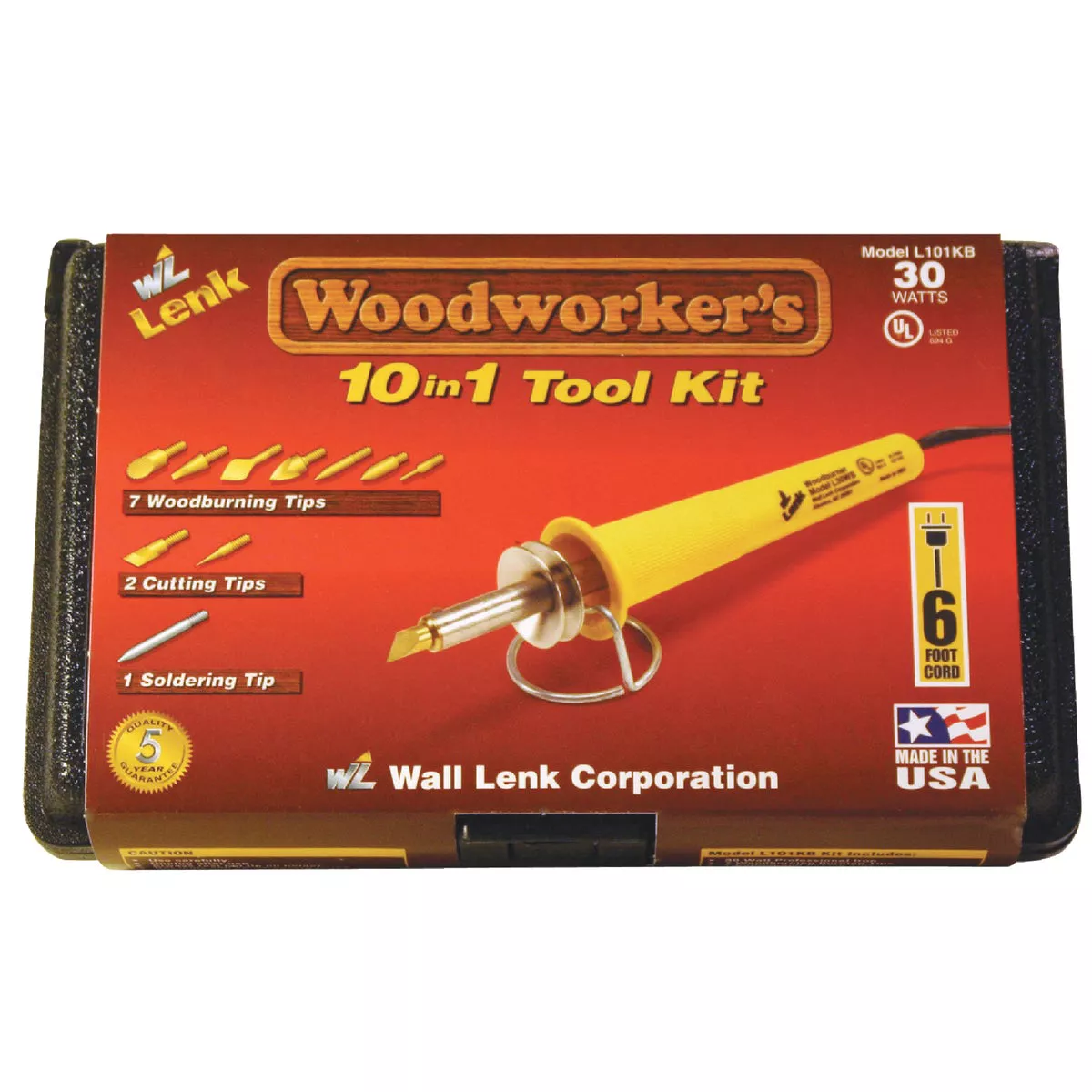 Wall Lenk Woodworker's 30W 10-in-1 Wood Burning Kit - photo 4