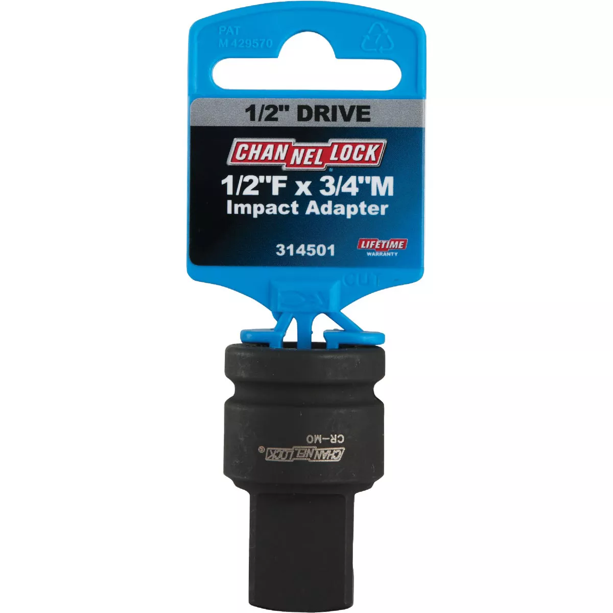 Channellock Impact 1/2 In. F x 3/4 In. M Socket Adapter - photo 2