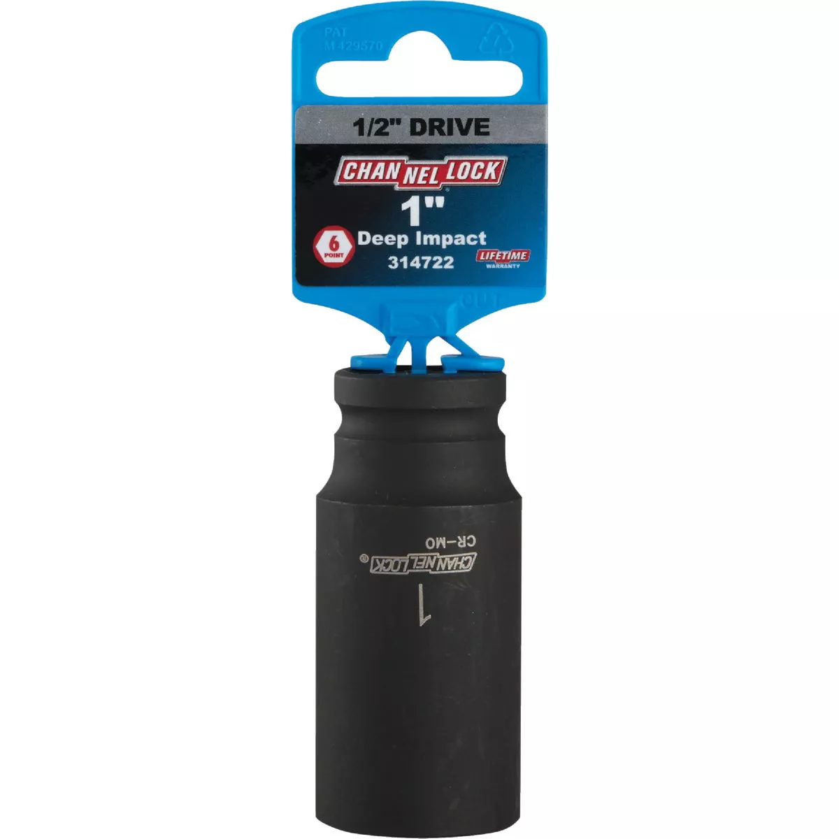 Channellock 1/2 In. Drive 1 In. 6-Point Deep Standard Impact Socket - photo 2