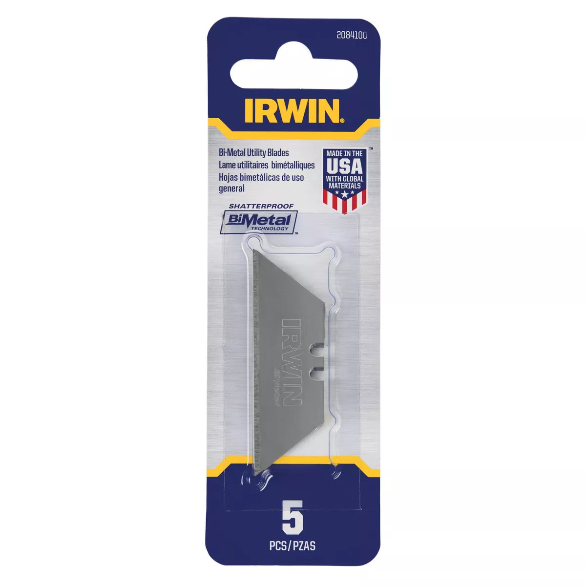 Irwin Blue Blade 2-Point 2-3/8 In. Utility Knife Blade (5-Pack) - photo 2