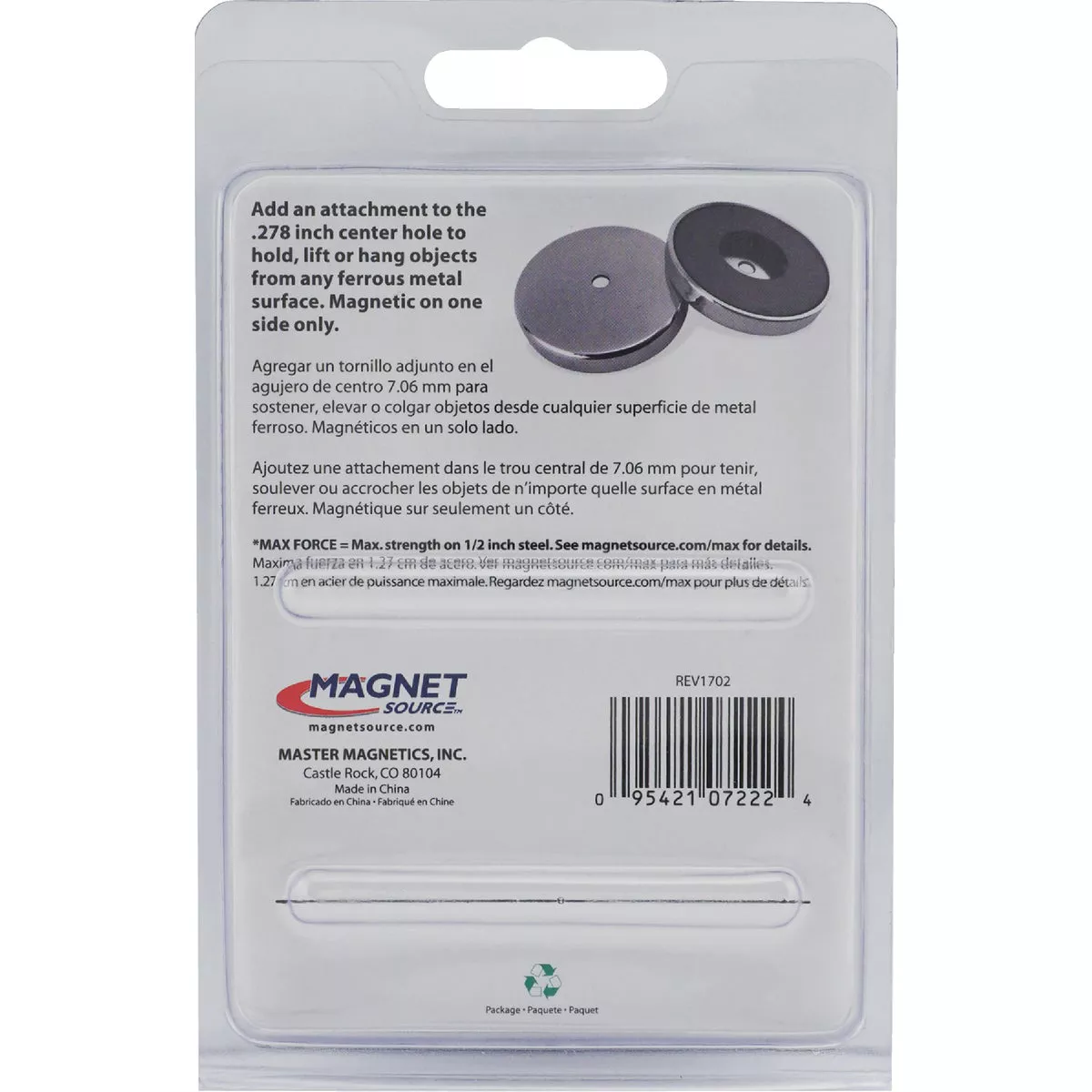 Master Magnetics 2-5/8 in. 65 Lb. Magnetic Base - photo 4