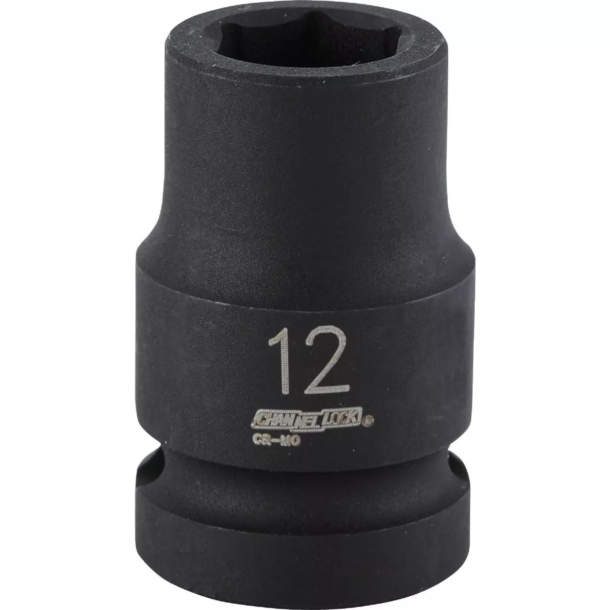 Channellock 1/2 In. Drive 12 mm 6-Point Shallow Metric Impact Socket