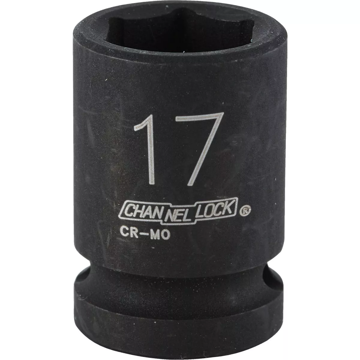 Channellock 1/2 In. Drive 17 mm 6-Point Shallow Metric Impact Socket