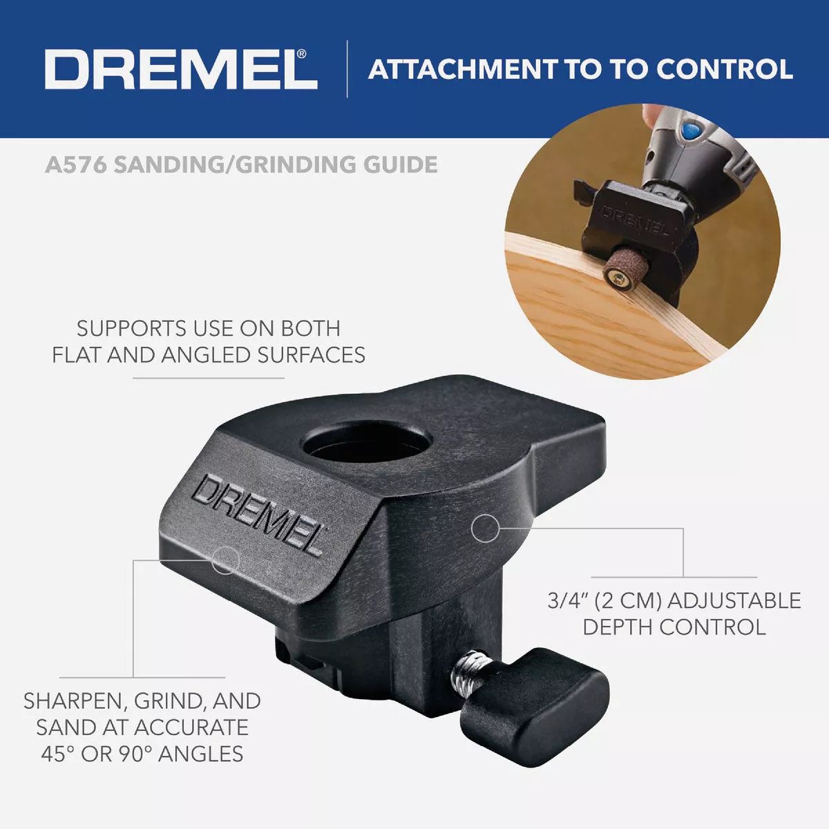 Dremel High Performance 120-Volt 1.6-Amp Variable Speed Electric Rotary Tool Kit - photo 6