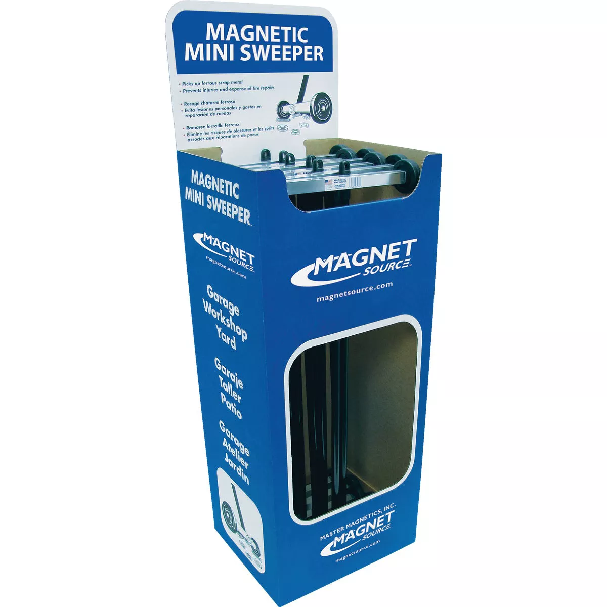 Master Magnetics Magnet Source 14.5 In. Mini Magnetic Floor Sweeper - photo 2