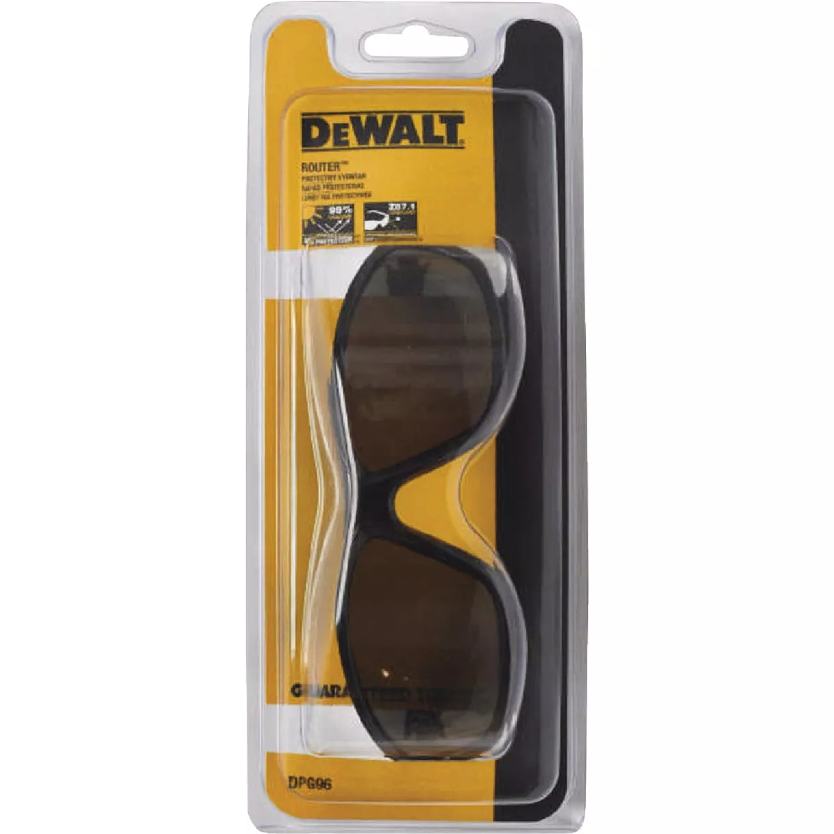 DEWALT Router Safety Glasses with Smoke Lenses - photo 2