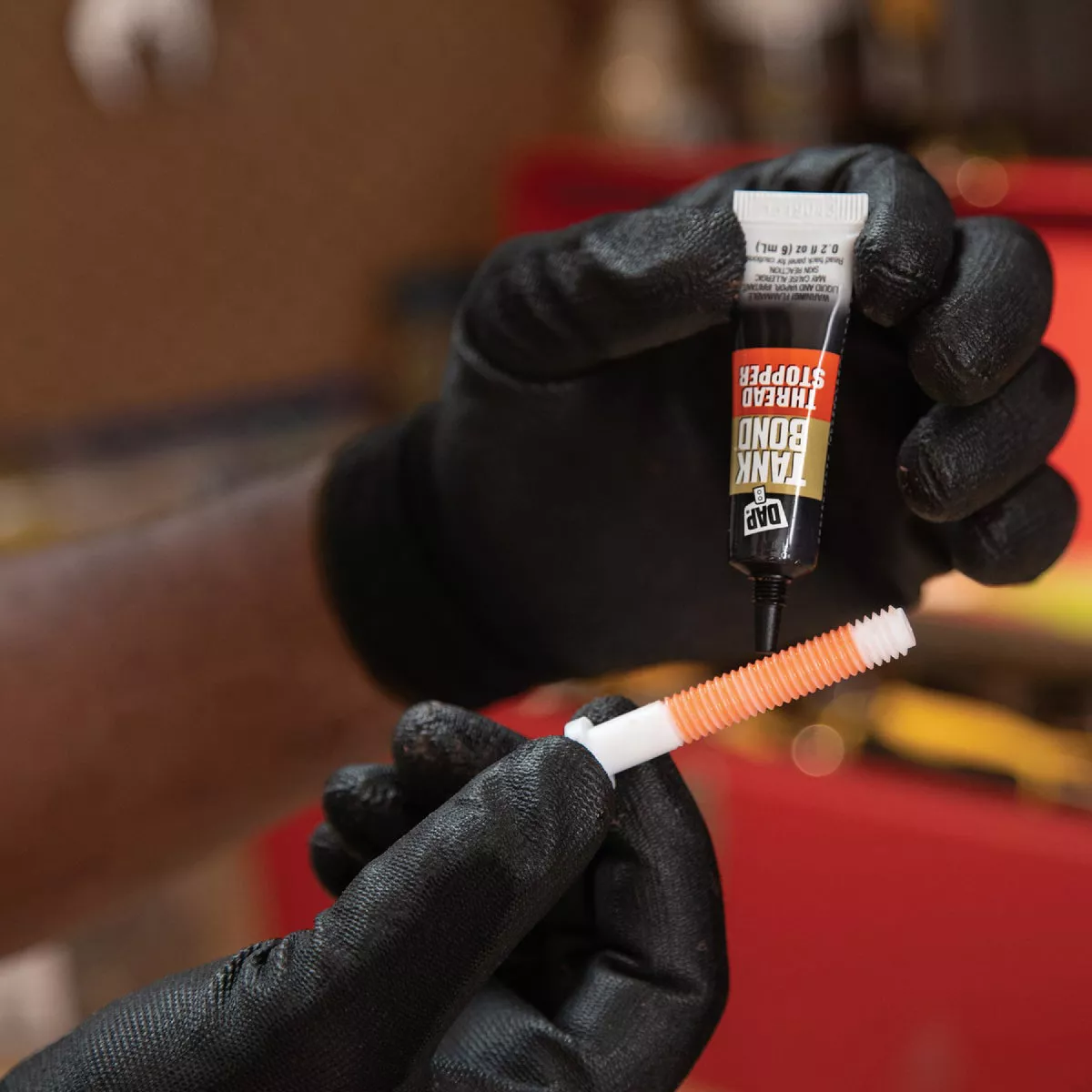 DAP Tank Bond 0.2 Oz. Orange Thread Stopper Multi-Purpose Adhesive - photo 3