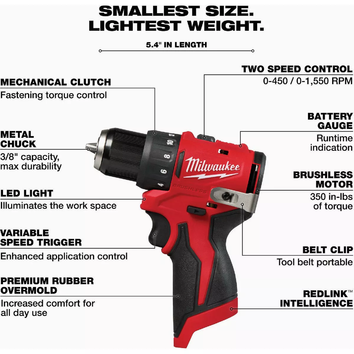 Milwaukee M12 2-Tool Brushless Subcompact Drill/Driver & Impact Driver Combo Kit - photo 4