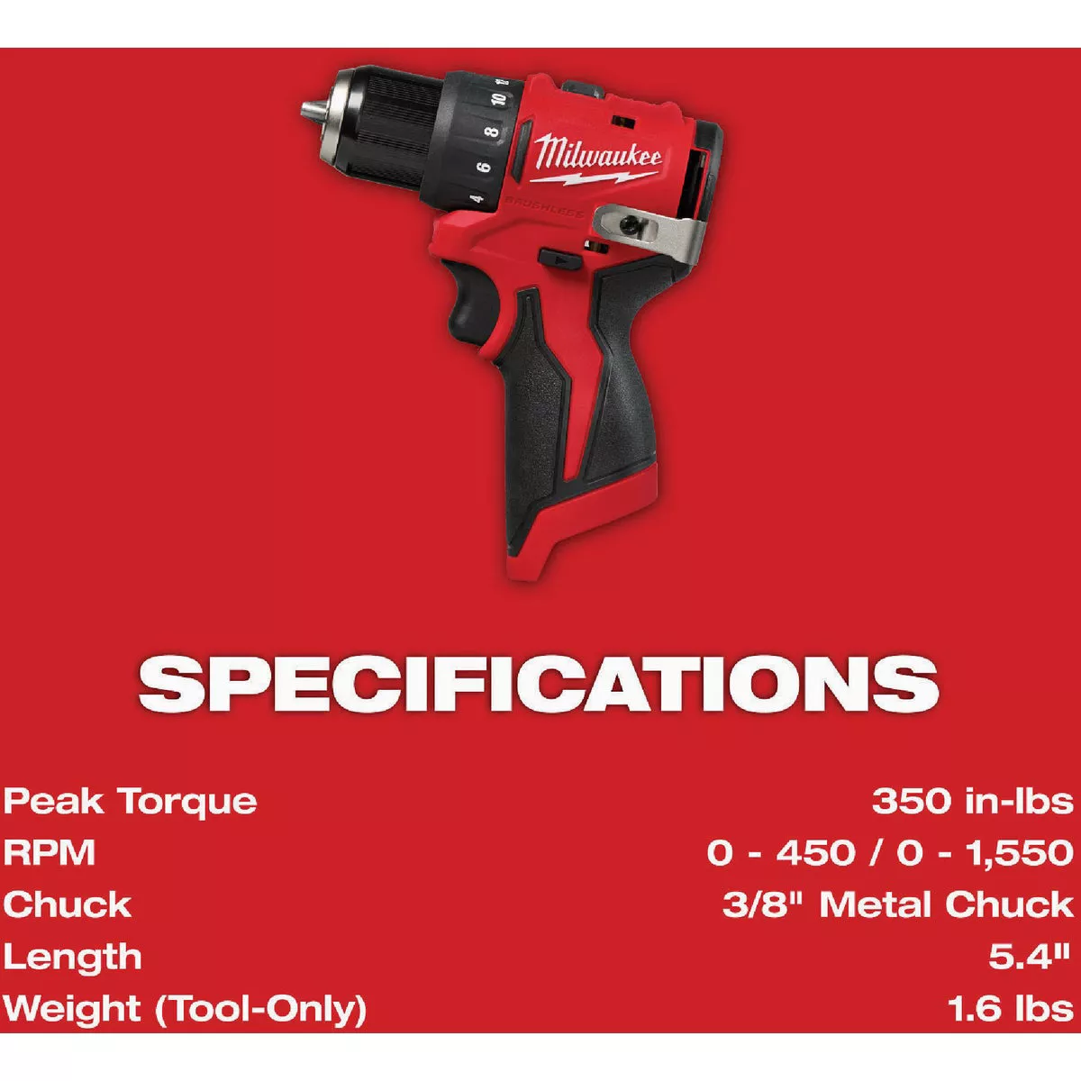 Milwaukee M12 2-Tool Brushless Subcompact Drill/Driver & Impact Driver Combo Kit - photo 6