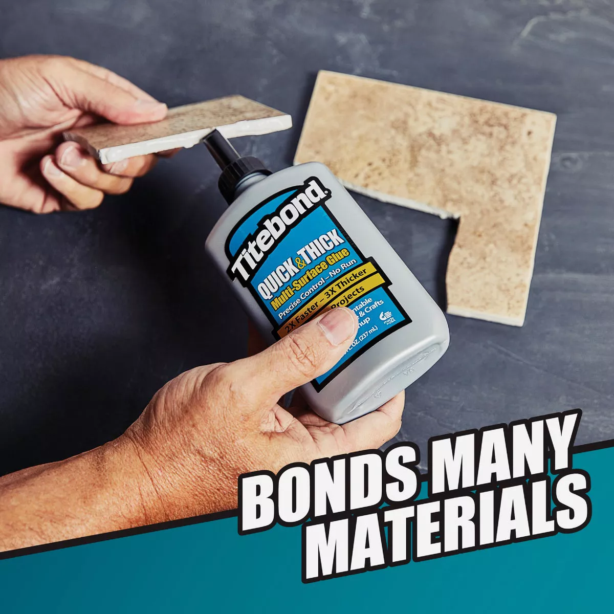 Titebond 8 Oz. Quick & Thick Multi-Surface Wood Glue - photo 4