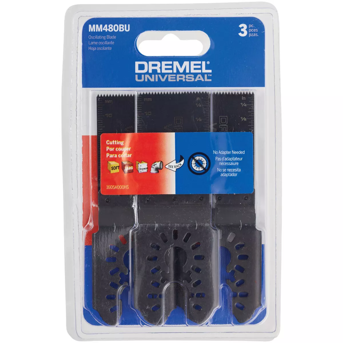 Dremel Universal 1-1/4 In. High Carbon Steel Flush Cut Oscillating Blade (4-Pack) - photo 2