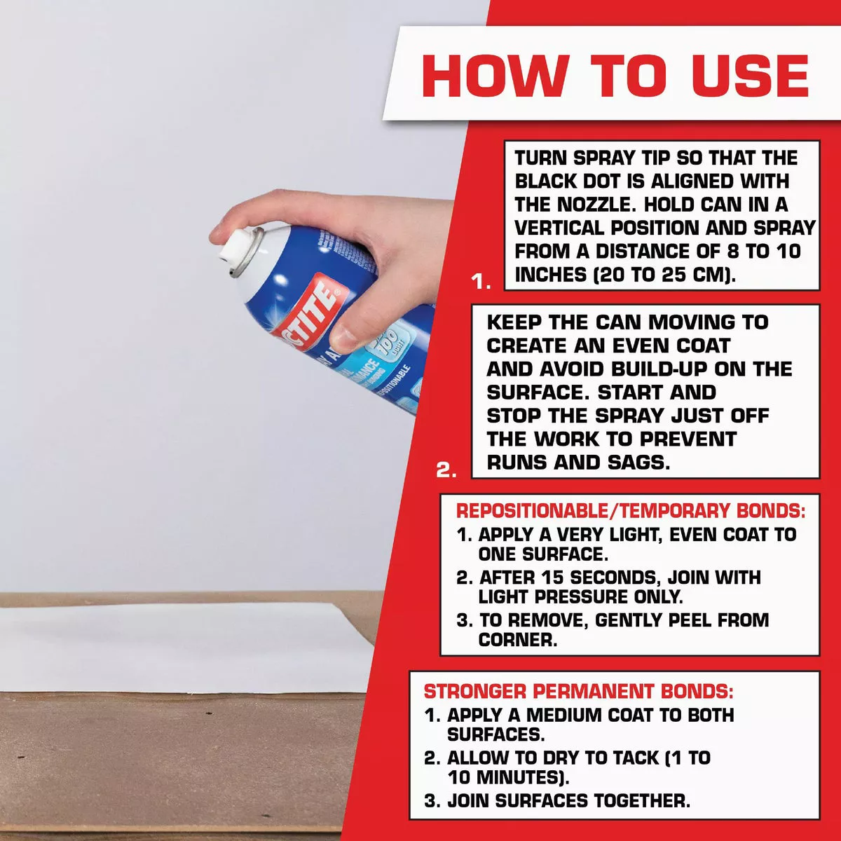 LOCTITE 13-1/2 Oz. General Performance Spray Adhesive - photo 5