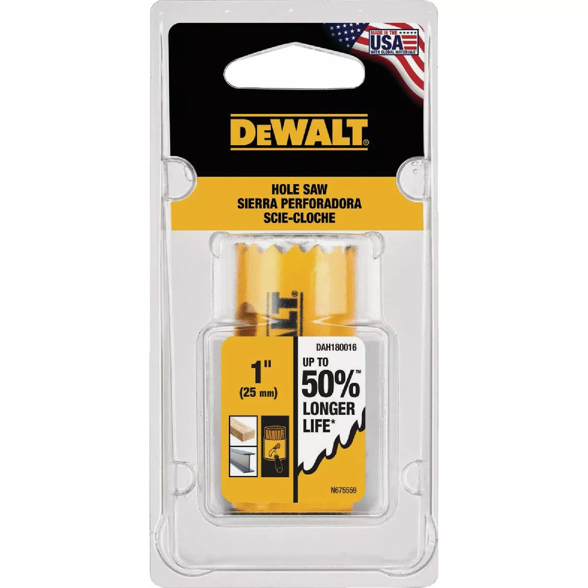 DEWALT 1 In. Bi-Metal Hole Saw - photo 2