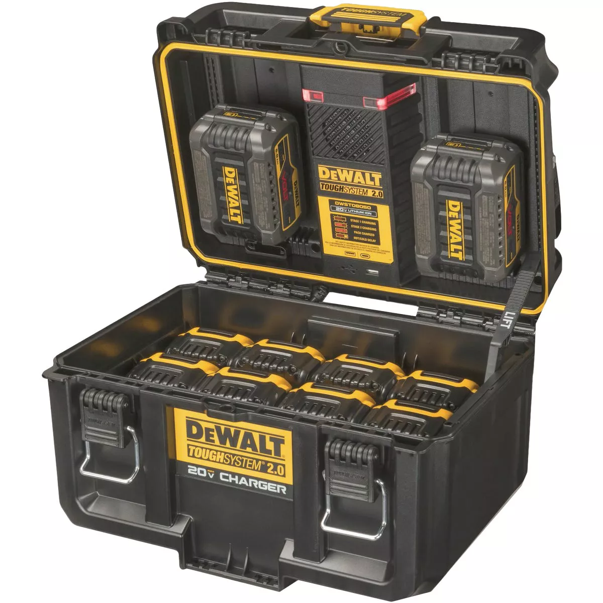 DEWALT ToughSystem 2.0 20V Lithium-Ion Battery Dual Port Charger Box - photo 6