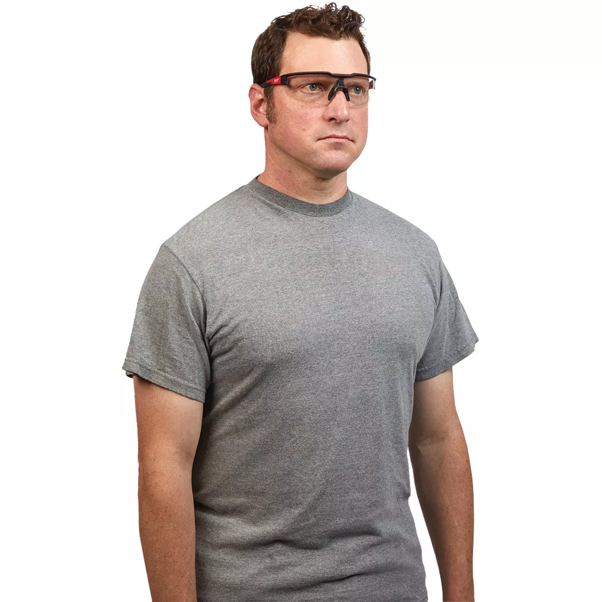 Milwaukee Red & Black Frame Safety Glasses with Clear Fog-Free Lenses - photo 4