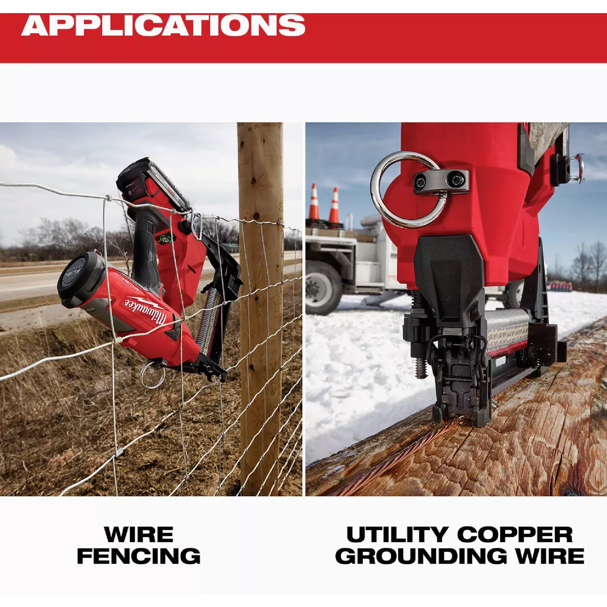 Milwaukee 1-3/4 In. 9 Ga. Galvanized Barbed Collated Fence Staple (960-Count) - photo 4