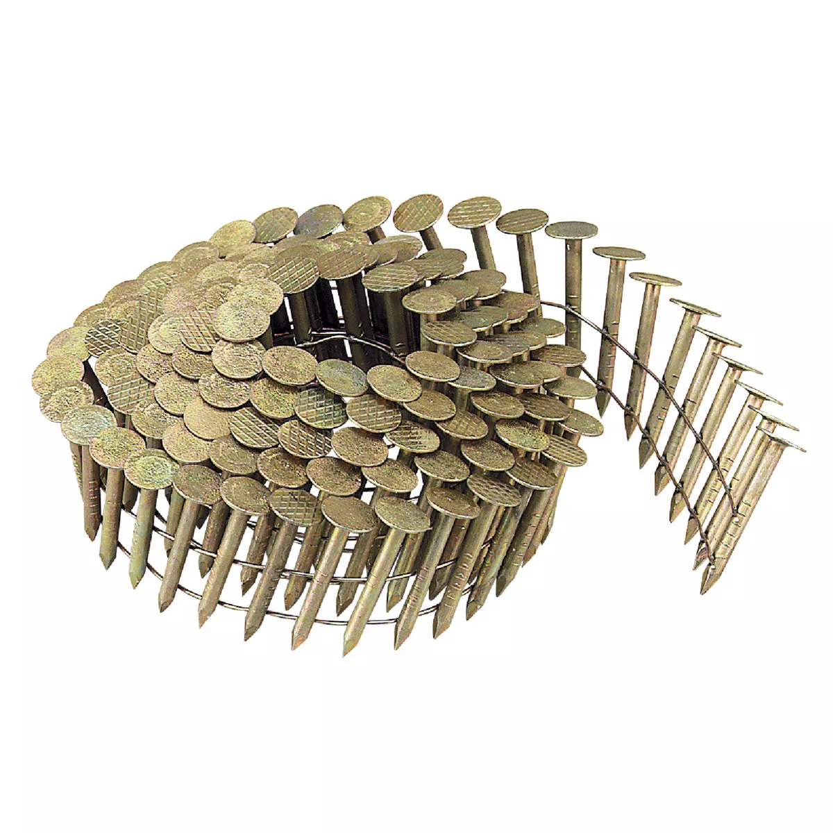 Bostitch 15 Degree Wire Weld Galvanized Coil Roofing Nail, 1 In. x .120 In. (7200 Ct.)