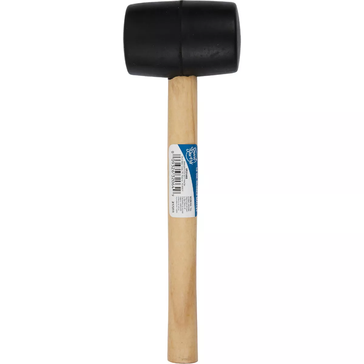 Smart Savers 16 Oz. Rubber Mallet with Wood Handle - photo 2