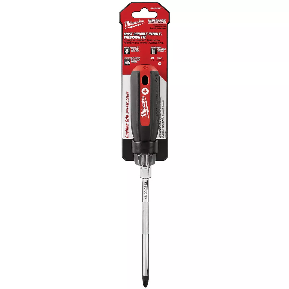 Milwaukee #3 x 6 In. Cushion Grip Phillips Screwdriver - photo 2