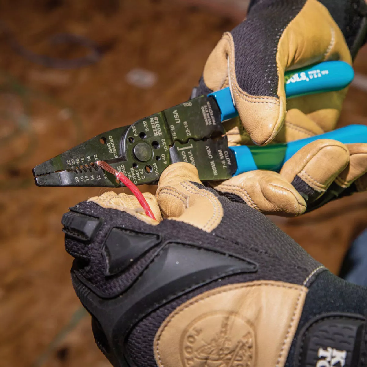Klein 8-1/4 In. Long Nose All-Purpose Crimper & Stripper - photo 5