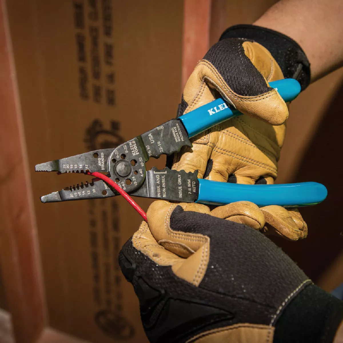 Klein 8-1/4 In. Long Nose All-Purpose Crimper & Stripper - photo 6