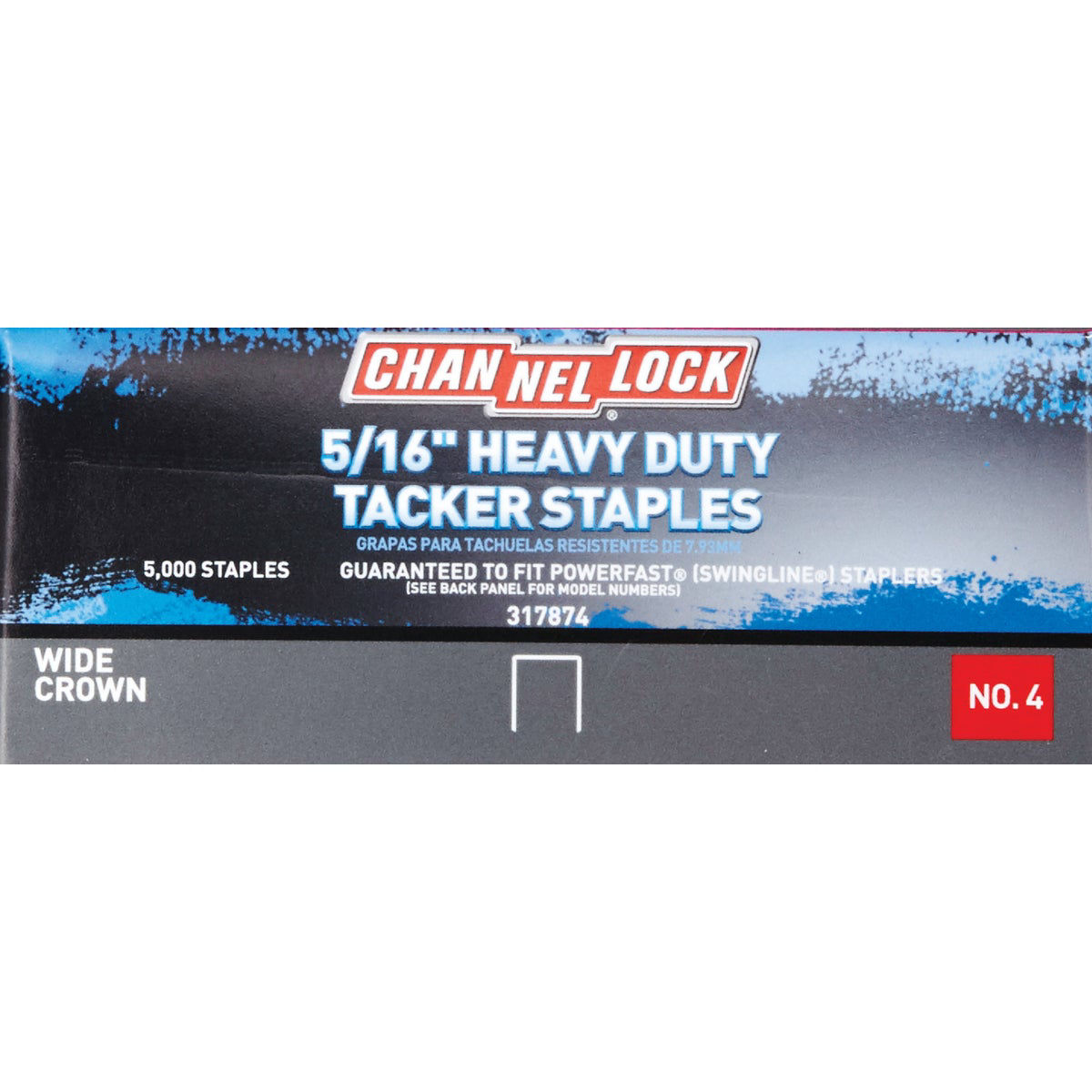 Channellock No. 4 Hammer Tacker Staple, 5/16 In. (5000Pack) Do it Best