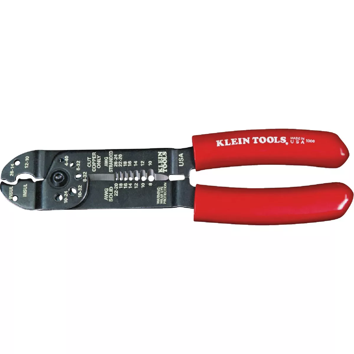 Klein 7-3/4 In. 6-In-1 Multipurpose Crimper & Stripper