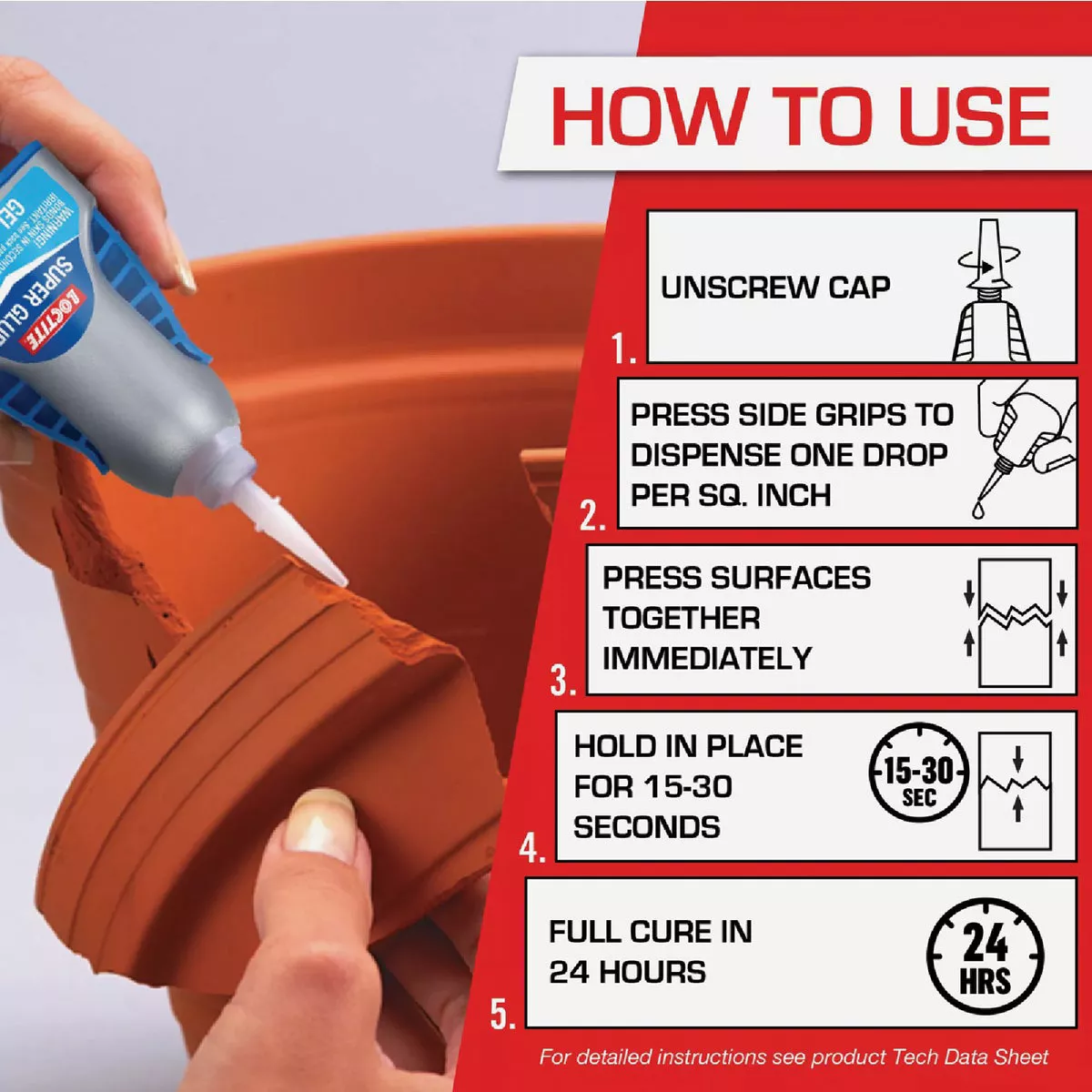 LOCTITE 0.14 Oz. Super Glue Gel Control - photo 4