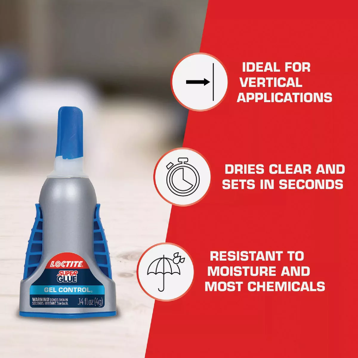 LOCTITE 0.14 Oz. Super Glue Gel Control - photo 2