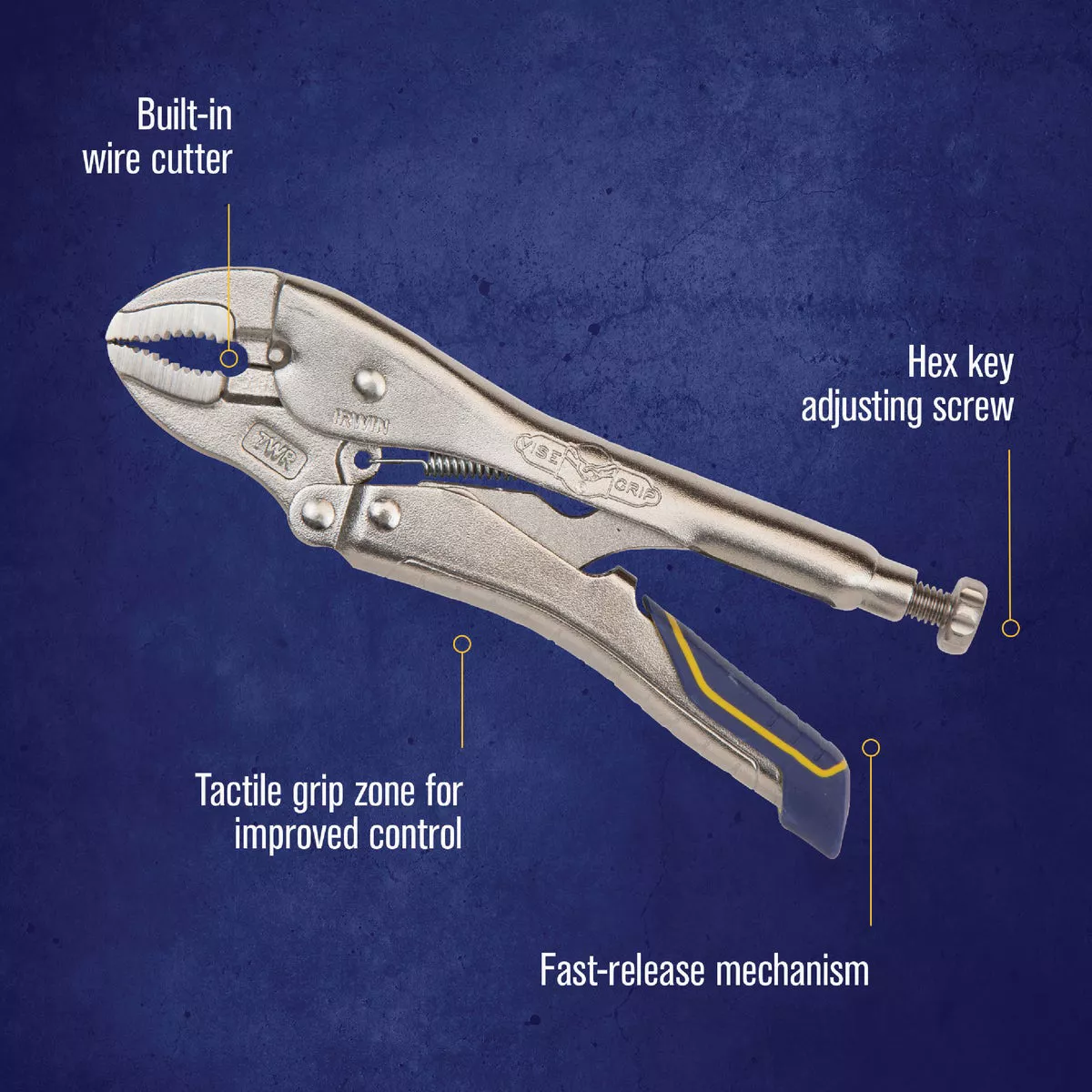 Irwin Vise-Grip Fast Release 7 In. Curved Jaw Locking Pliers - photo 3