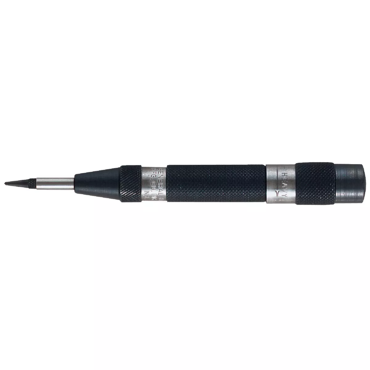 General Tools 5 In. x 1/2 In. Steel Automatic Center Punch