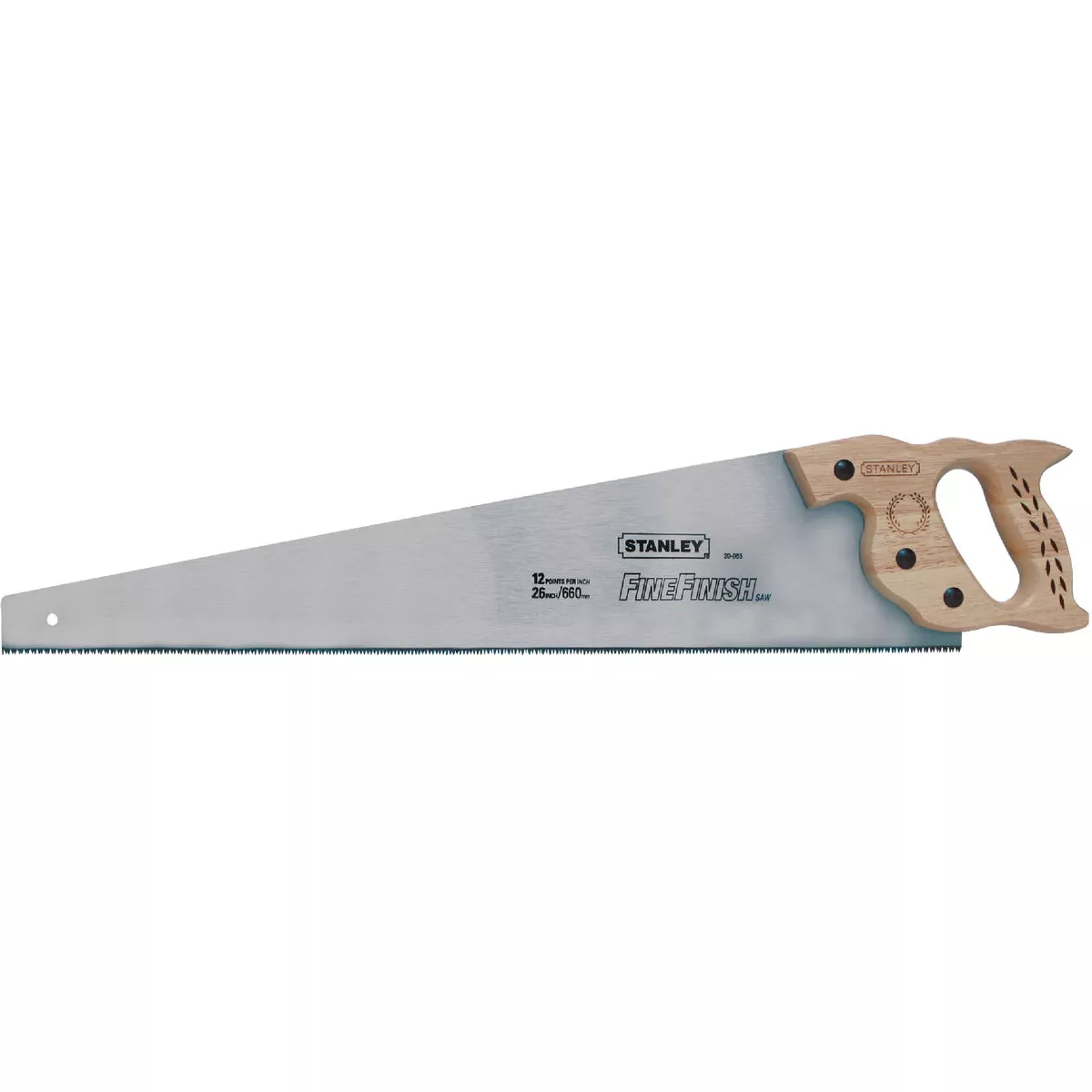 Stanley 26 In. L. Blade 12 PPI Hardwood Handle Hand Saw