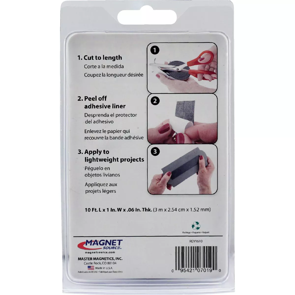 Master Magnetics 10 Ft. x 1 in. Magnetic Tape - photo 4