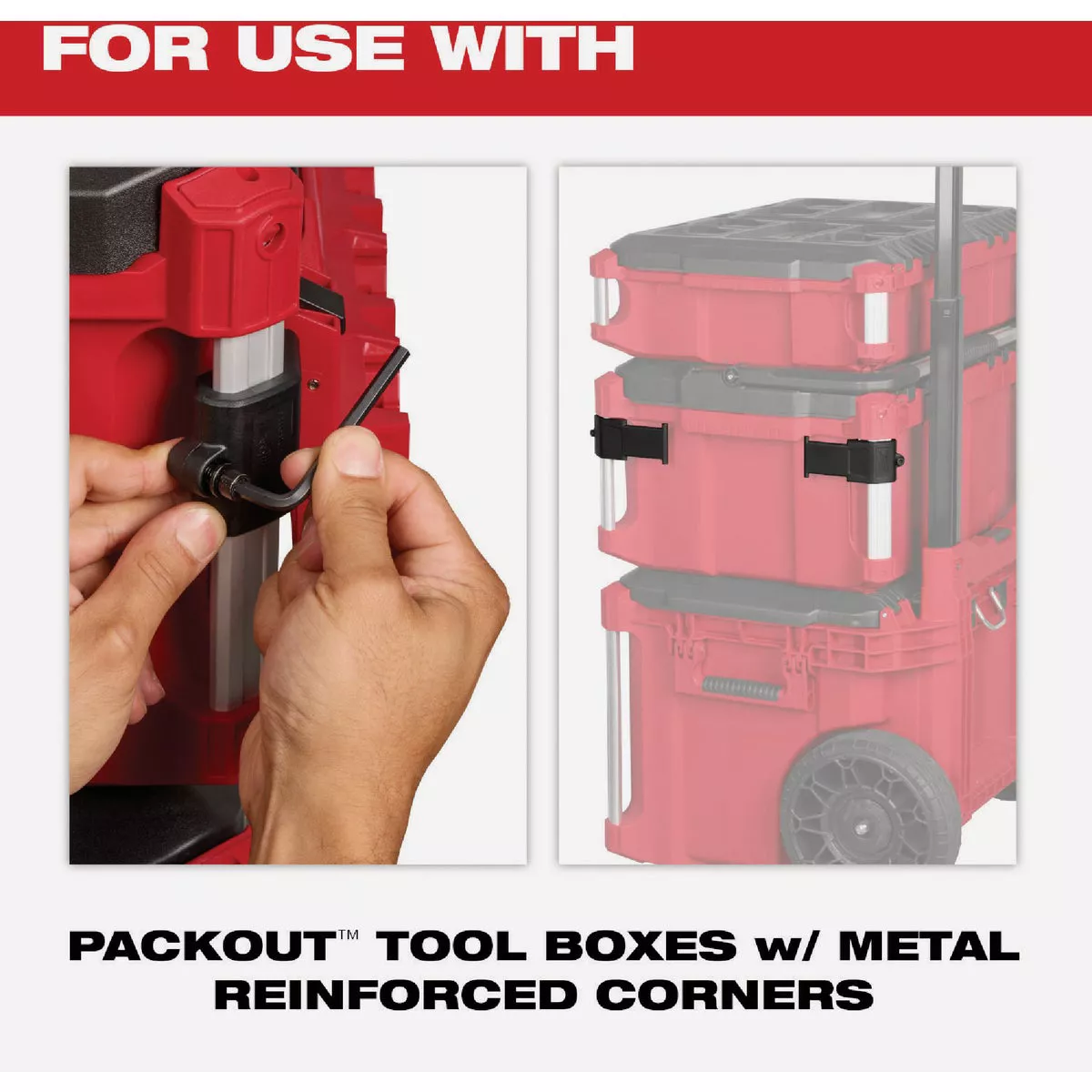 Milwaukee PACKOUT Tool Box M18 Battery Rack Attachment - photo 4
