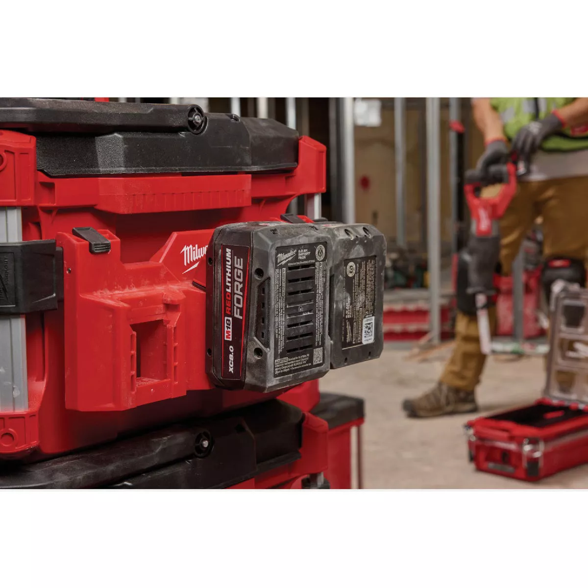 Milwaukee PACKOUT Tool Box M18 Battery Rack Attachment - photo 5