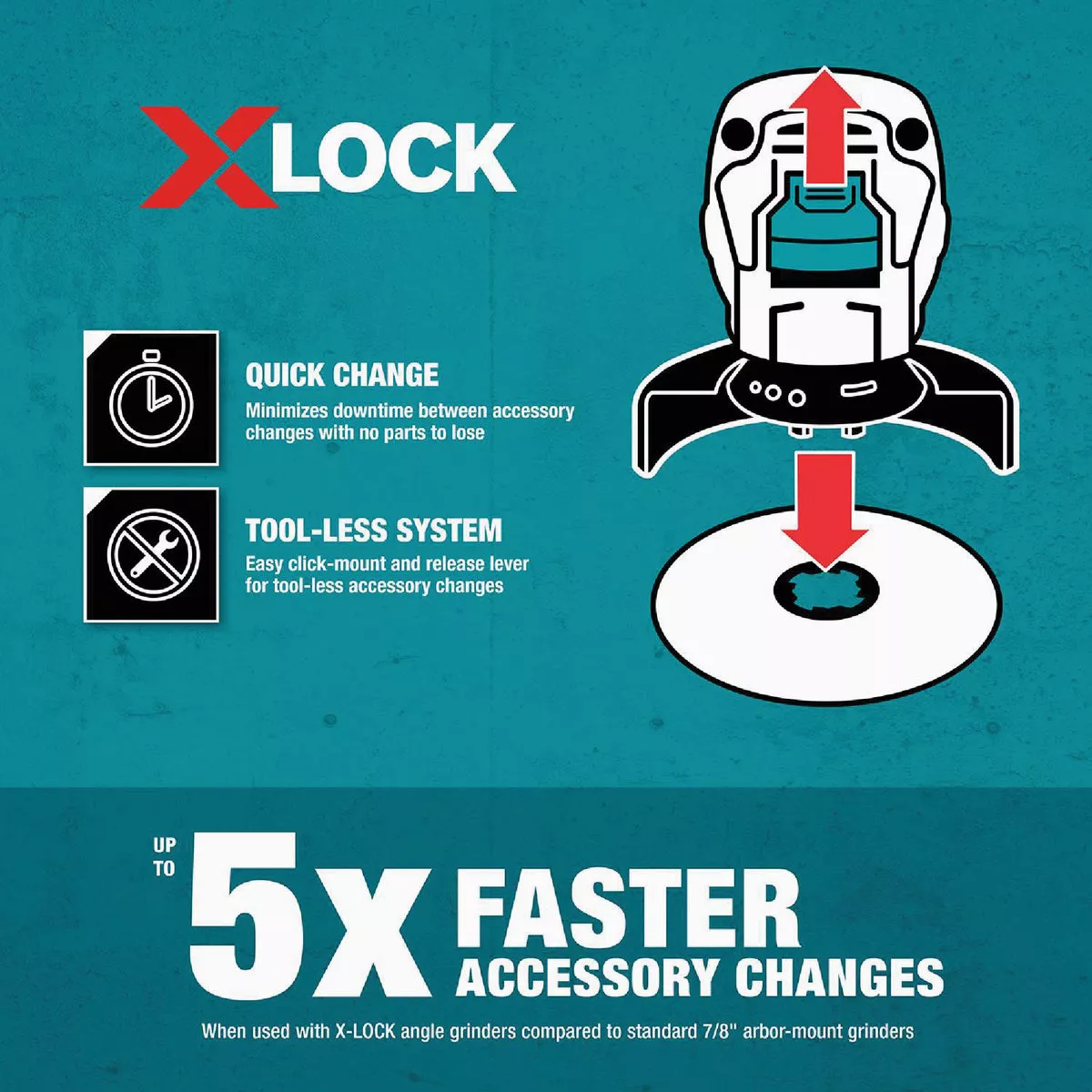 Makita X-LOCK 3-1/8 In. Knotted 0.02 In. Stainless Steel Cup Angle Grinder Wire Brush - photo 5
