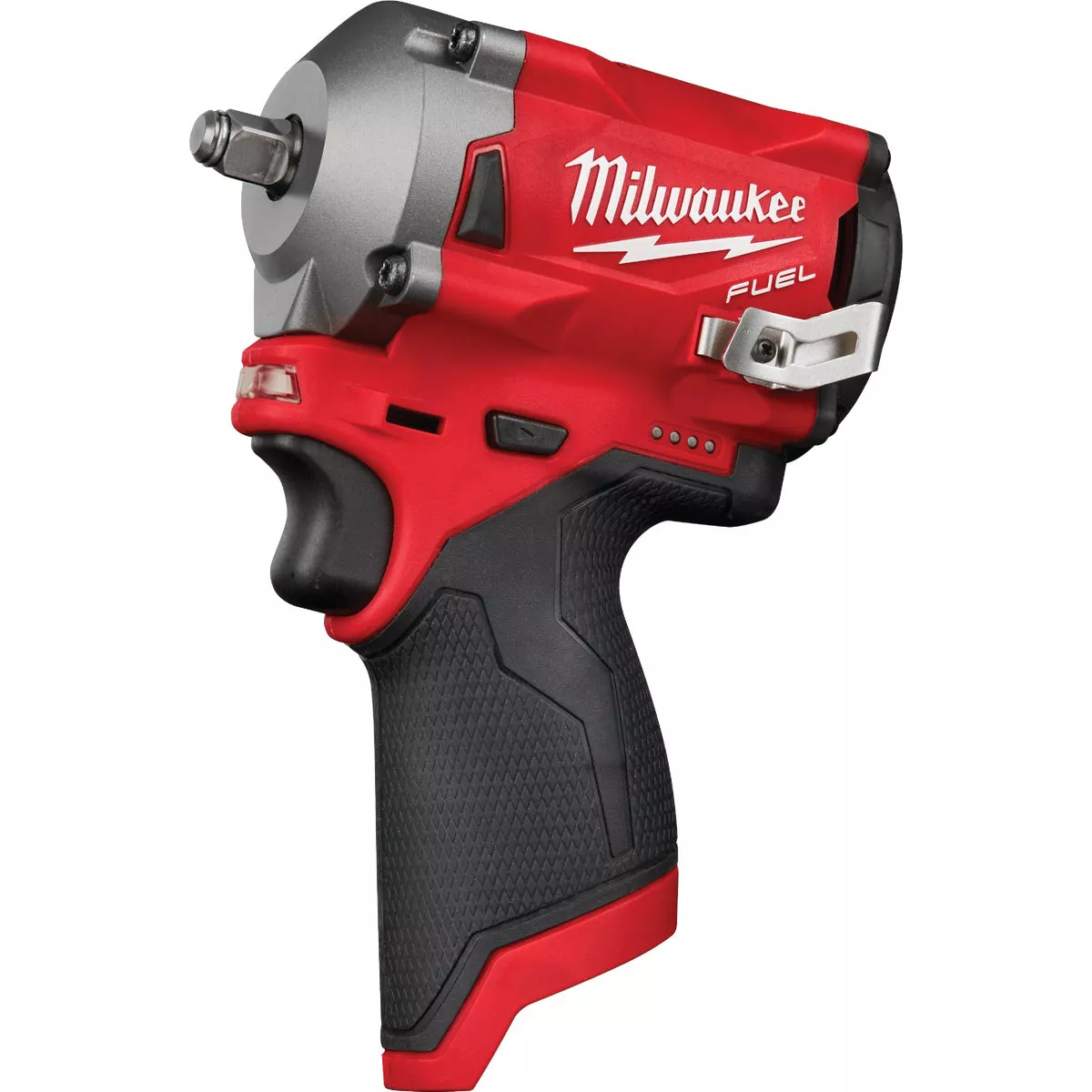 Milwaukee M12 FUEL Brushless 3/8 In. Stubby Cordless Impact Wrench Kit with (1) 4.0 Ah Battery, (1) 2.0 Ah Battery & Charger - photo 2