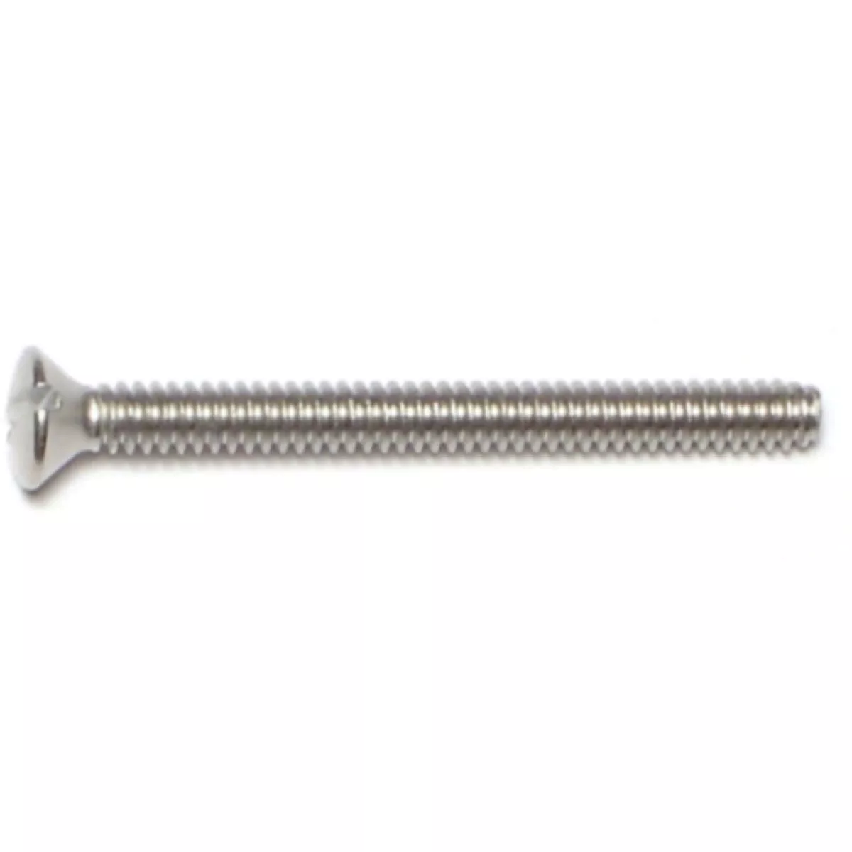 Midwest Fastener #6-32 x 1-1/2 In. 18-8 Stainless Steel Coarse Thread Slotted Oval Head Machine Screws (12 Ct.)