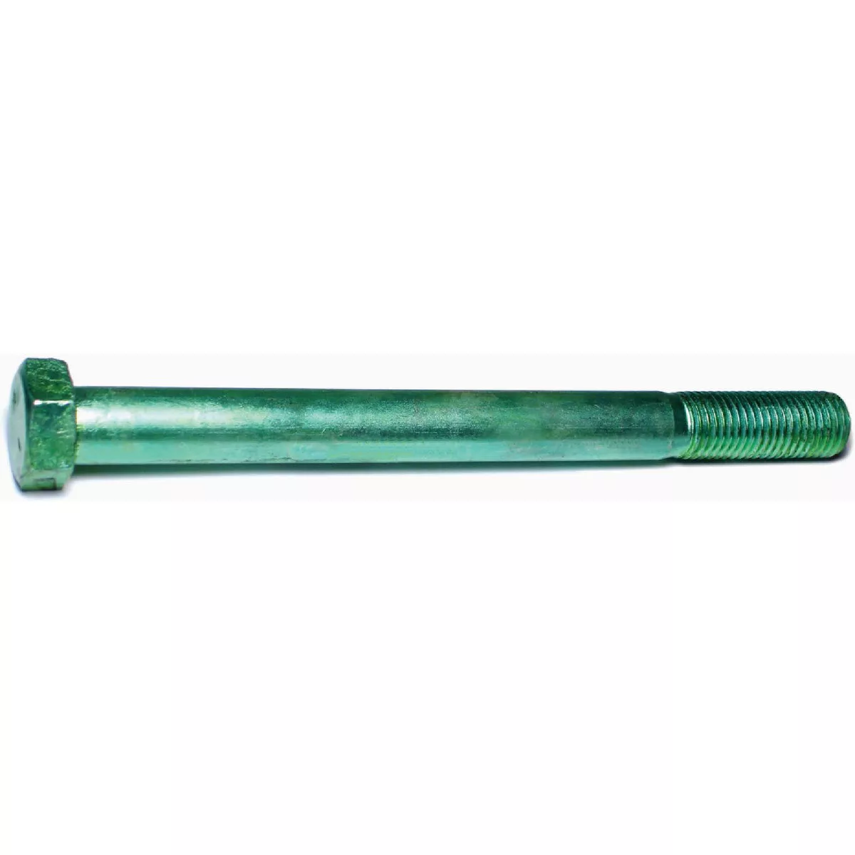 Midwest Fastener 7/8 In.-9 x 10 In. Green Rinsed Zinc Plated Grade 5 Steel Coarse Thread Hex Cap Screws