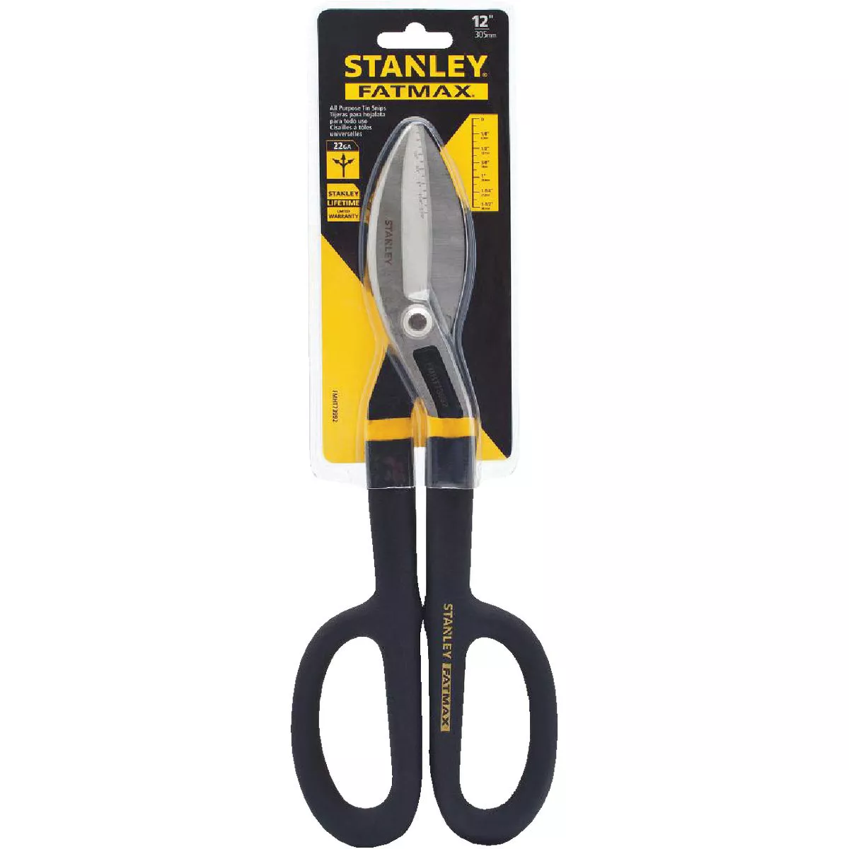 Stanley FatMax 12 In. Tin Straight All-Purpose Snips