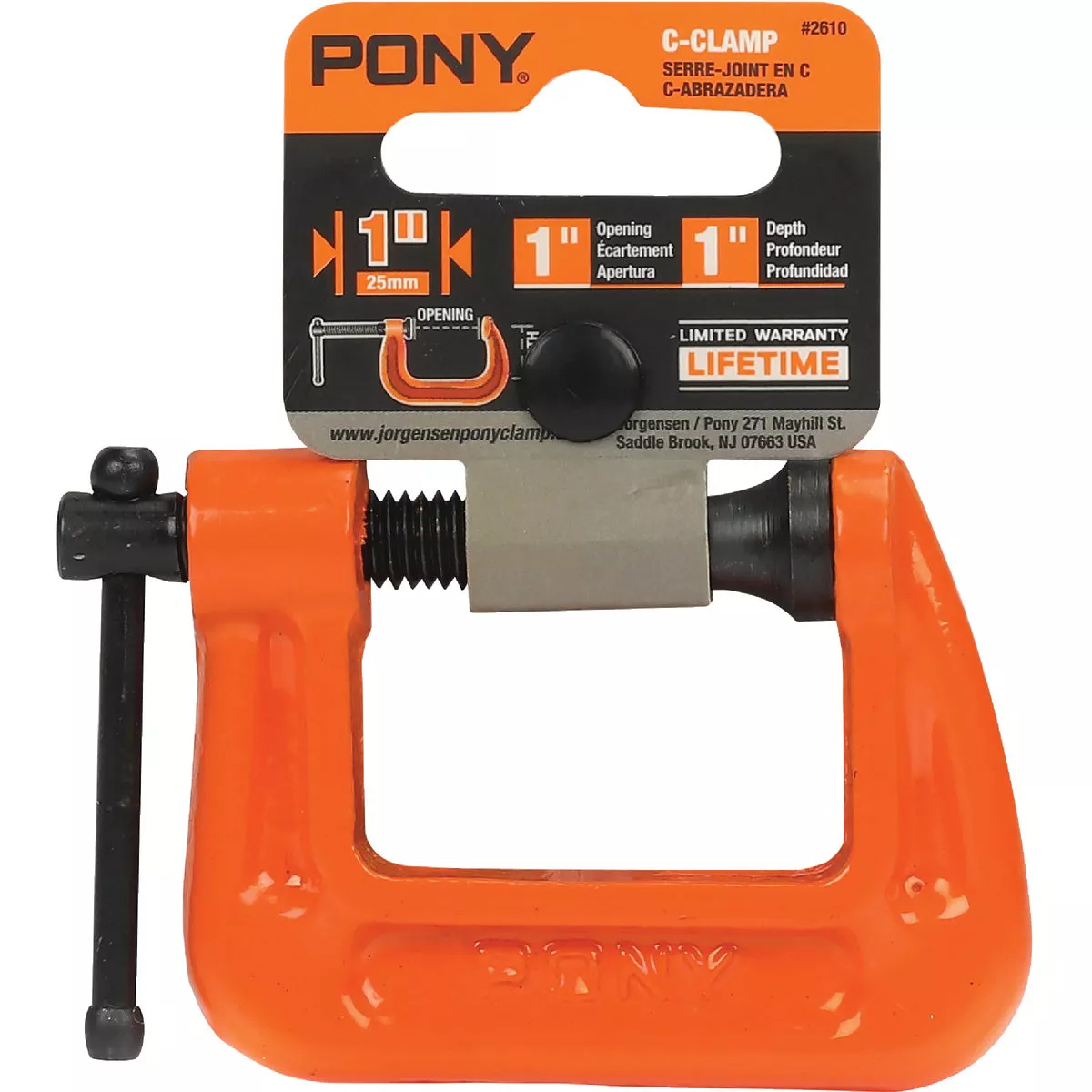 Pony 1 In. Light Duty C-Clamp