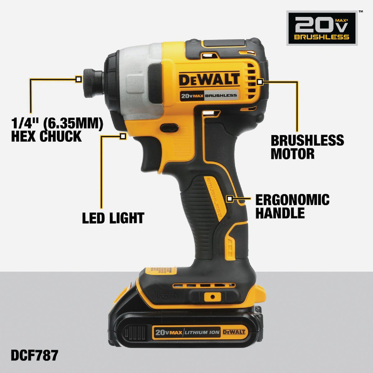 DEWALT 20V MAX Compact Brushless Drill/Driver And Impact Kit with 2  Batteries, Charger and Soft Bag in the Power Tool Combo Kits department at