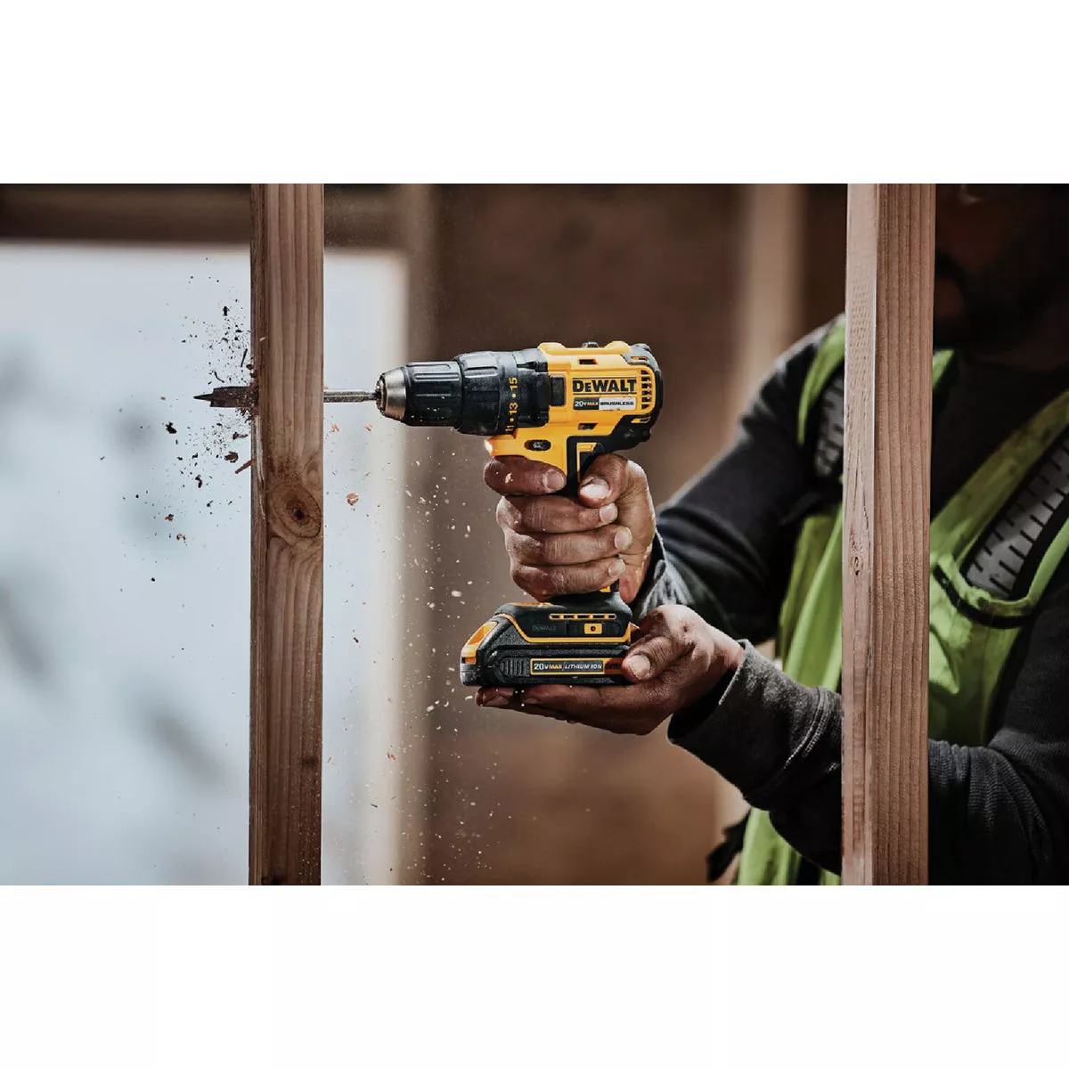 DEWALT 20V MAX 2-Tool Brushless Compact Cordless Drill/Driver & Impact Driver Combo Kit with (2) 1.3 Ah Batteries & Charger - photo 9