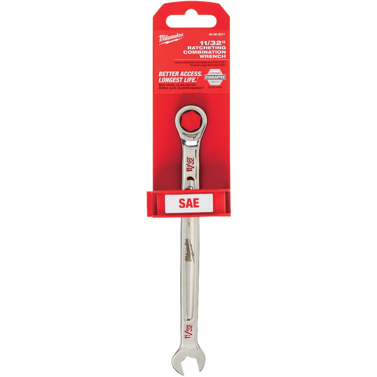 Milwaukee Standard 11/32 In. 12-Point Ratcheting Combination Wrench - photo 2