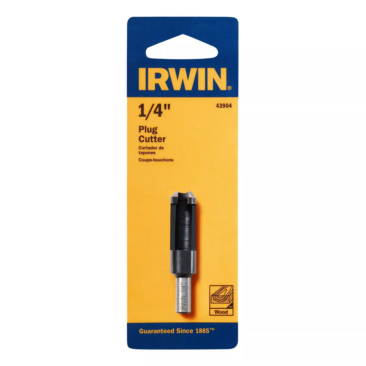 Irwin 1/4 In. High-Carbon Steel Plug Cutter - photo 2