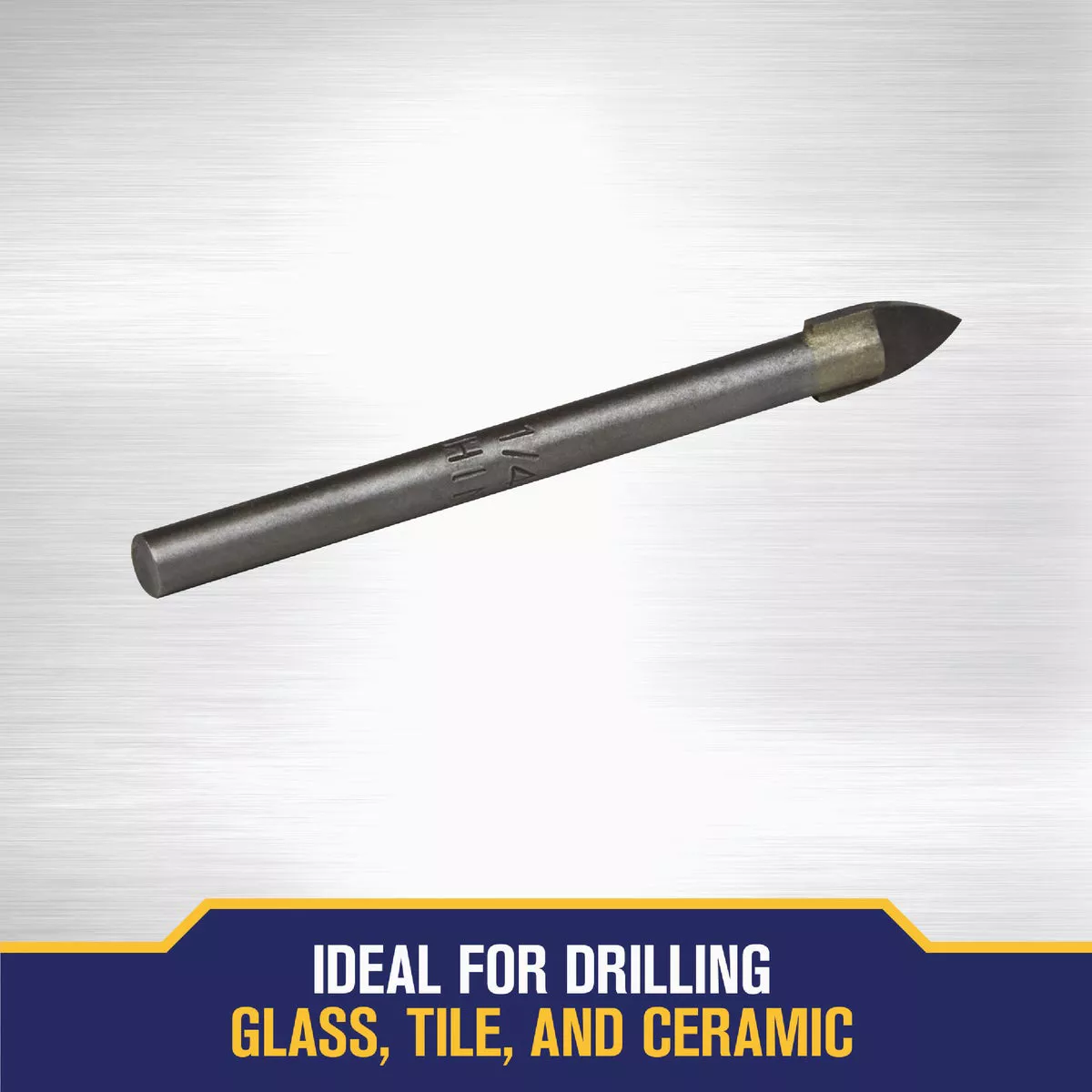 Irwin 1/4 In. x 6-1/4 In. Carbide Glass & Tile Drill Bit - photo 3