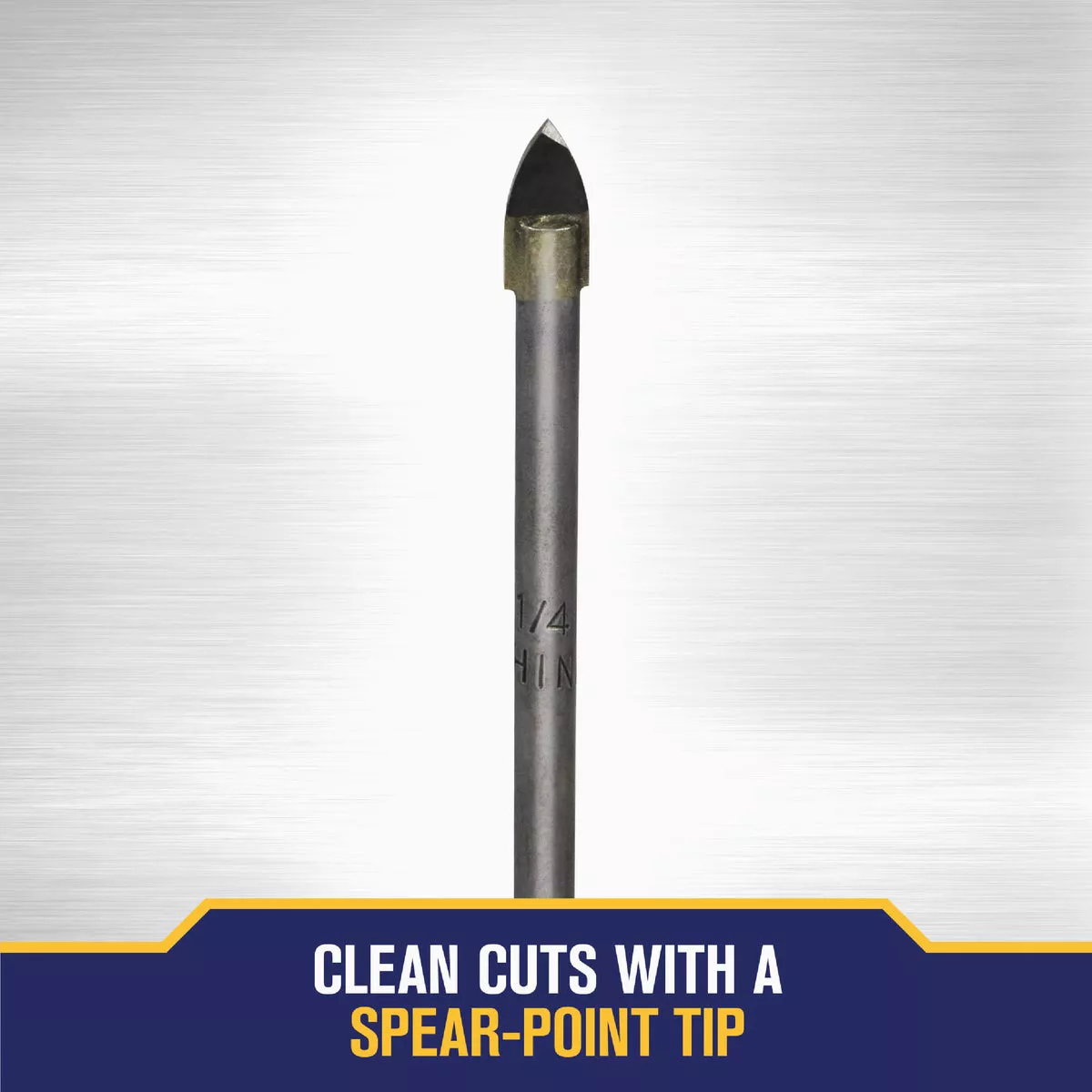 Irwin 1/4 In. x 6-1/4 In. Carbide Glass & Tile Drill Bit - photo 4