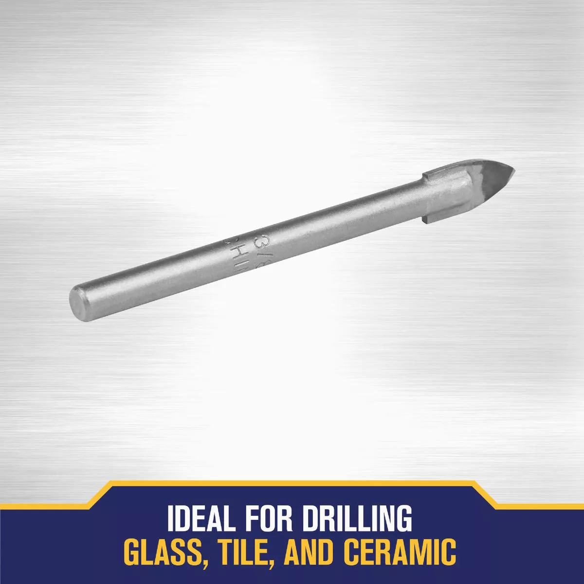 Irwin 3/8 In. x 6-1/4 In. Carbide Glass & Tile Drill Bit - photo 3