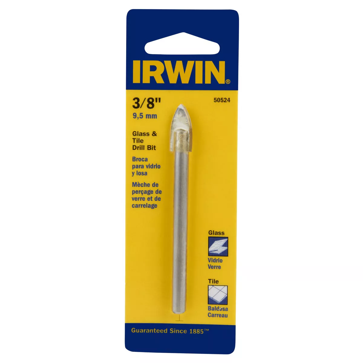 Irwin 3/8 In. x 6-1/4 In. Carbide Glass & Tile Drill Bit - photo 5