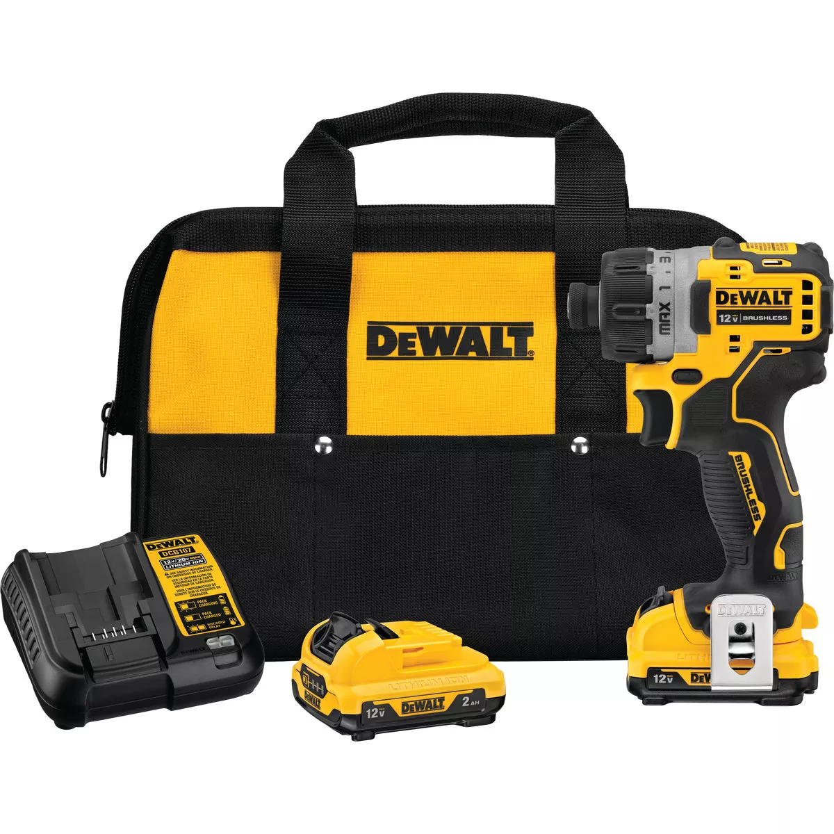 DEWALT XTREME 12-Volt MAX Lithium-Ion 1/4 In. Brushless Cordless Screwdriver Kit